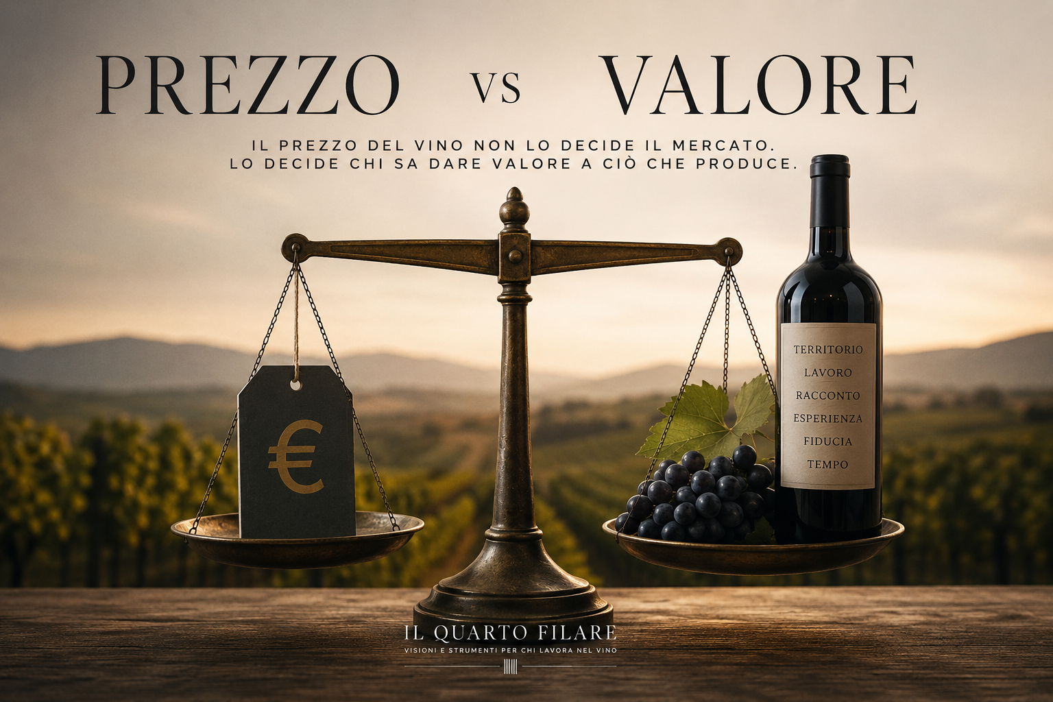 Prezzo vs valore